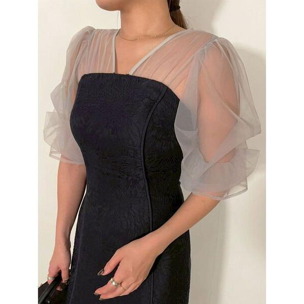 ドレス LADYアメリアジャガードIラインドレス オケージョンドレス