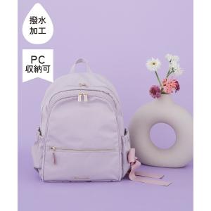 デイバック リュック 撥水加工ポケットリュック レディース