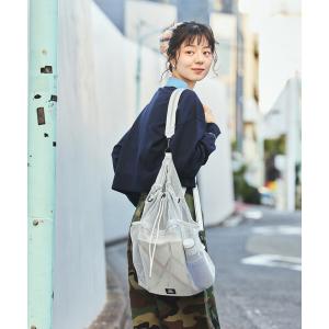 ショルダーバッグ バッグ UMBRO × FREAK'S STORE/アンブロ 別注 マルチway ナイロンコード付き メッシュバッグ /バックパック/ワンショルダーバッグ/ショ…