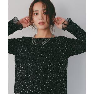 tシャツ シアージャガードフラワーカットソー レディース
