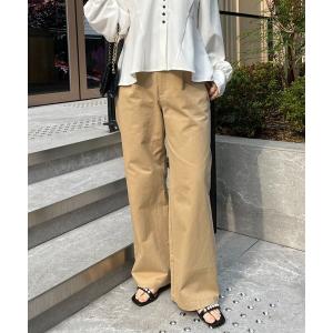 チノパン ストレートチノパンツ レディース