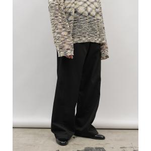 ワイドパンツ パンツ TC ツイスト ツイルパンツ メンズ レディース