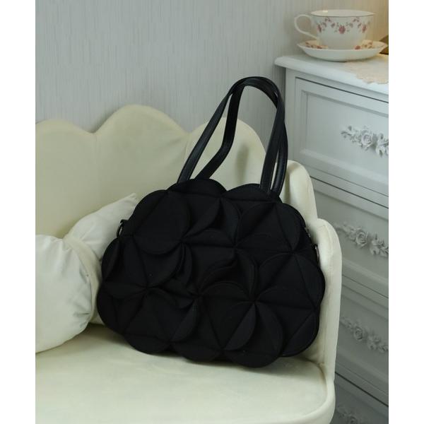 ショルダーバッグ バッグ 花モチーフボンディング2WAYバッグ レディース