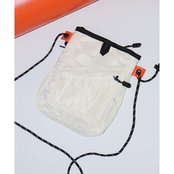 エコバッグ 配色コード ナイロン サコッシュ