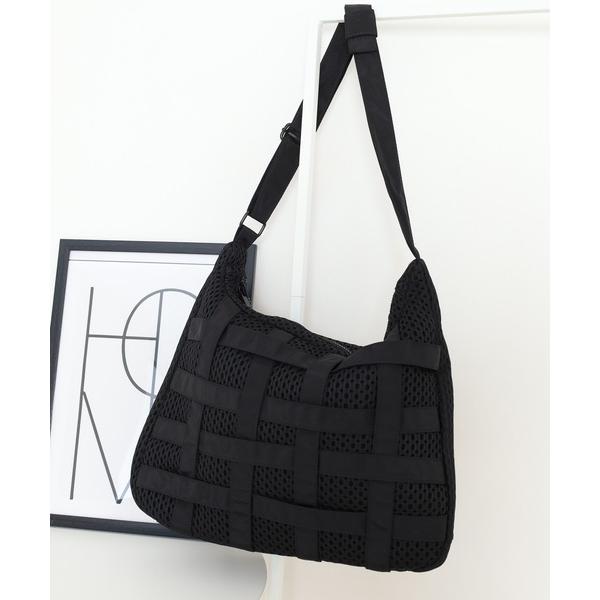 ショルダーバッグ バッグ 格子デザイン メッシュショルダーバッグ レディース
