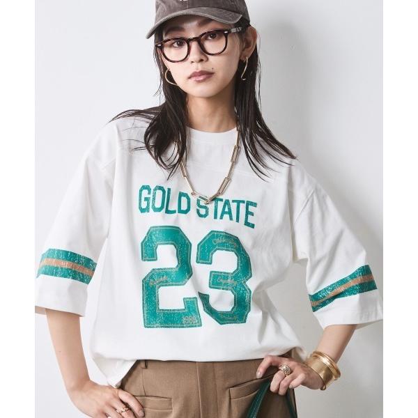 tシャツ 綿100％6分袖フットボールTシャツ「大きいサイズ有」シックスタイル レディース