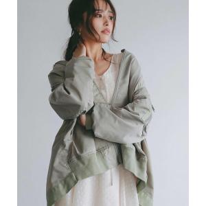 ma1 ma-1 ロングシルエット MA-1ブルゾン レディース