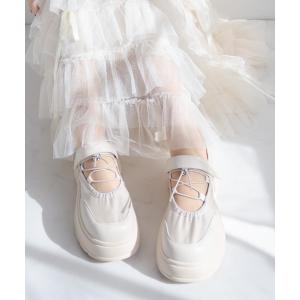 フォーマルシューズ 厚底レースアップメリージェーンスニーカー ZOZOTOWN+オフィシャルサイト限定商品 レディース