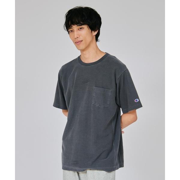 tシャツ 「Champion/チャンピオン」メンズ リバースウィーブ(R) ショートスリーブポケット...