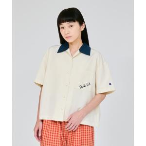 ブラウス シャツ 「Champion/チャンピオン」レディース ボウリングシャツ レディース