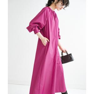 「haco!」 「que made me」長袖ワンピース LARGE ピンク レディース
