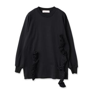 「mintdesigns」 長袖カットソー 2 ブラック レディース