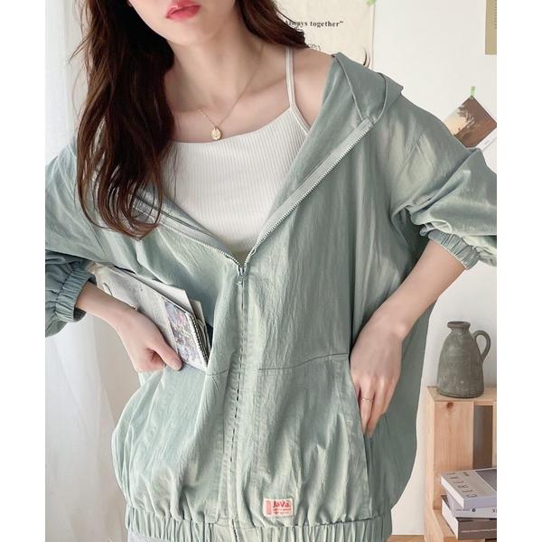 「Java」 ブルゾン X-LARGE ライトカーキ レディース