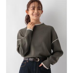 「GLOBAL WORK」 長袖ニット SMALL カーキ レディース