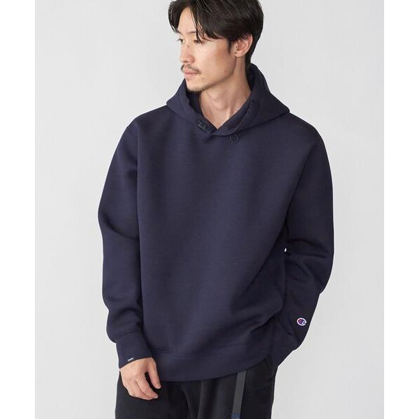 「Champion」 プルオーバーパーカー LARGE ネイビー メンズ