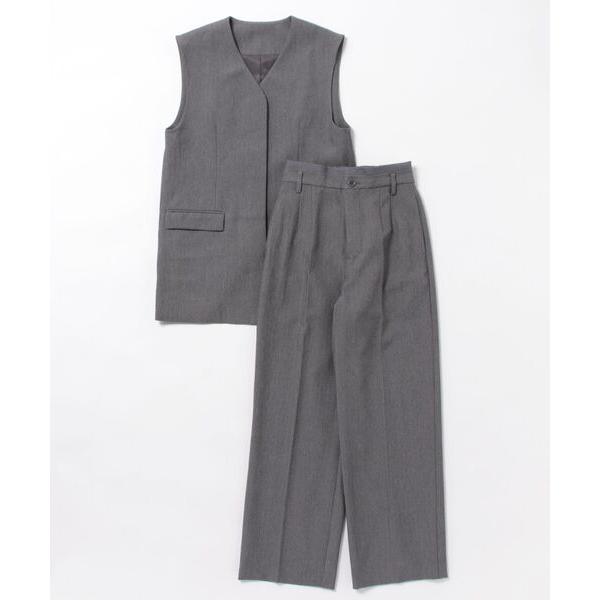 「Ameri」 パンツスーツ SMALL ダークグレー レディース