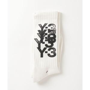 靴下 Y-3 GRAPHIC CREW SOCKS メンズ レディース