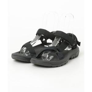 「Teva」 フラットサンダル 24cm ブラック レディース