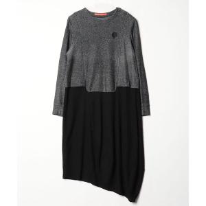 「mintdesigns」 ドッキングワンピース - ブラック レディース