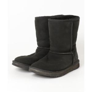 「UGG」 ムートンブーツ 23cm グレー レディース