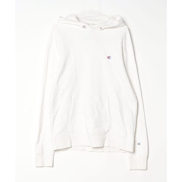 「Champion」 プルオーバーパーカー X-LARGE ホワイト メンズ