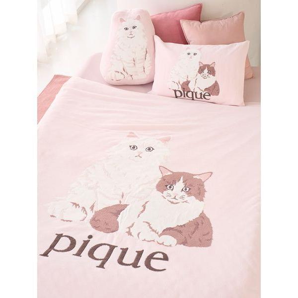 ベッド 寝具 「Sleep」エアリーモコキャットジャガードマルチカバー
