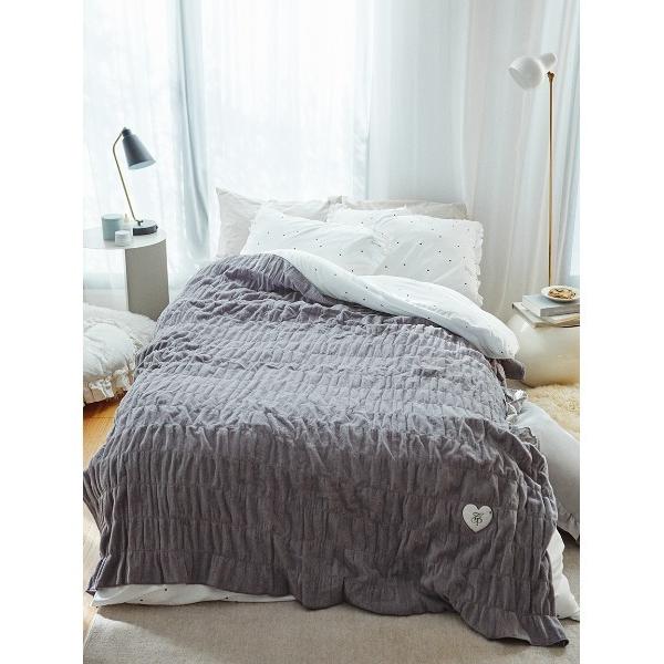 ベッド 寝具 「Sleep」くしゅくしゅタオルケット