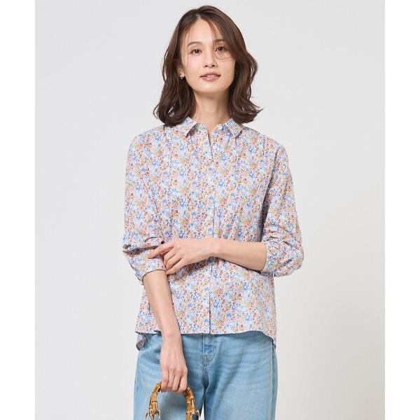 ブラウス シャツ 「一枚で着映え」Liberty Rachel ＆ Michelle シャツカラー ...