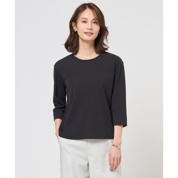 tシャツ 針抜きフライス クルーネック カットソー レディース