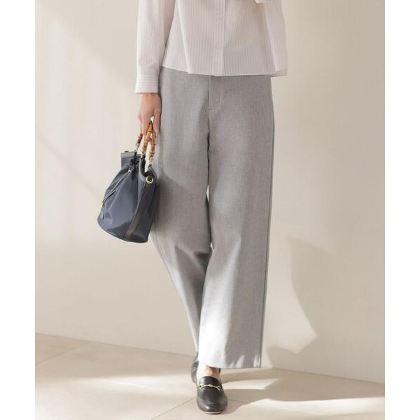 パンツ TCリネン ドライツイル ストレート パンツ レディース