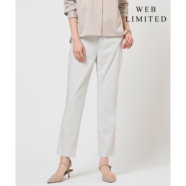 パンツ 「WEB限定カラーあり・人気素材・セットアップ対応」セルロースリネンストレッチ テーパード ...