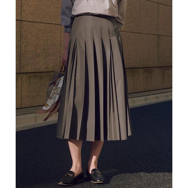 スカート 「WEB限定カラーあり」TC ライトタンブラー プリーツ スカート