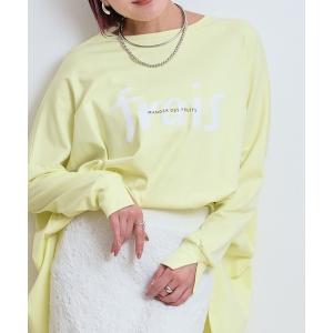 tシャツ ハンドロゴポンチョロンT レディース