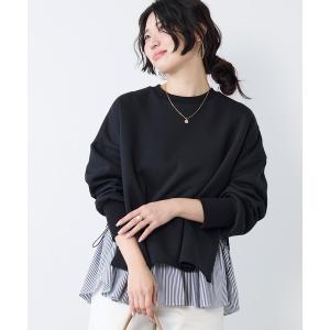 tシャツ レイヤードウエストドロストプルオーバー レディース