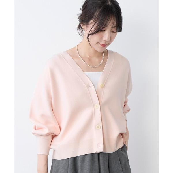 ニット セーター ミラノリブショートカーディガン レディース