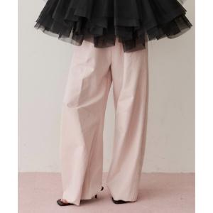 パンツ コットンツイルカーブパンツ レディース