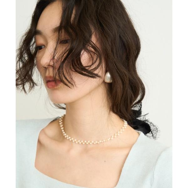 ネックレス ニュアンスジグザグパールネックレス レディース