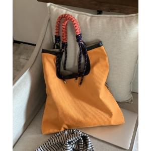 トートバッグ バイカラー２WAYトート レディース