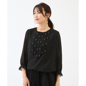 ブラウス シャツ 「セットアップ対応」バルーンヘムブラウス レディース