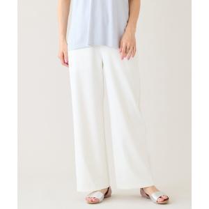 ワイドパンツ パンツ 「吸水速乾/接触冷感/UVカット」ワイドベルトパンツ レディース