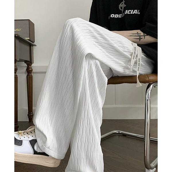 パンツ デザインルーズシルエットワイドパンツ(NEZ) レディース メンズ