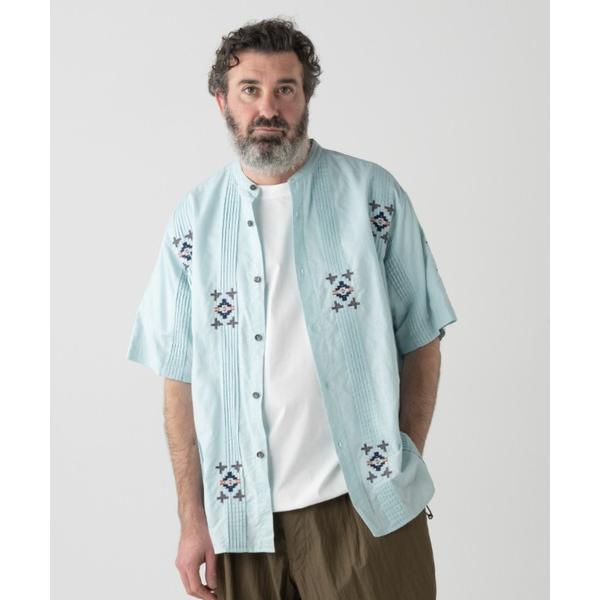 シャツ バンドカラー・シャツ メンズ レディース