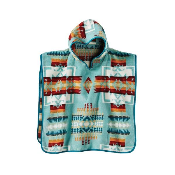 ポンチョ チャイルド・ジャカード・フーディッドタオル キッズ 子供服