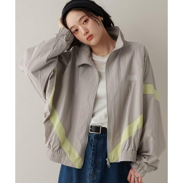 ブルゾン アウター 選べるシルエット/スタンドネックナイロンブルゾン レディース