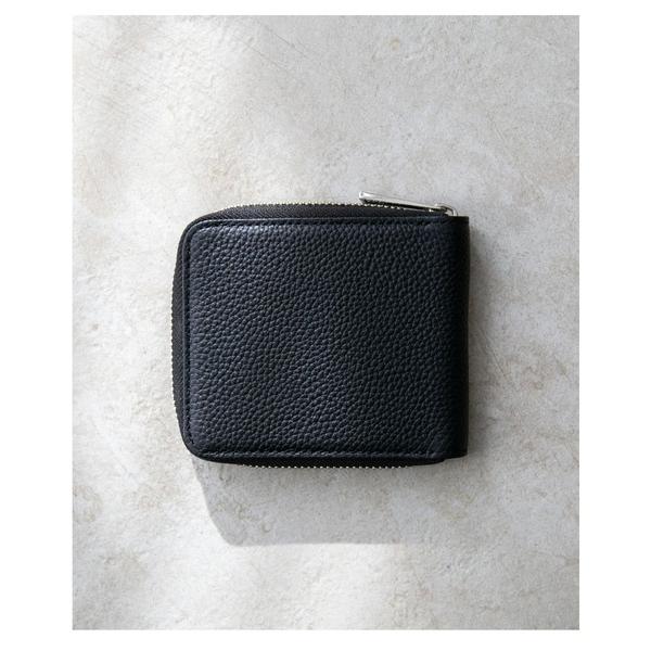 財布 GUIONNET DRYGRAIN ZIP WALLET ギオネ ドライグレイン ラウンドジッ...
