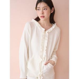 パジャマ ルームウェア ニットフリルパーカー レディース｜ZOZOTOWN Yahoo!店