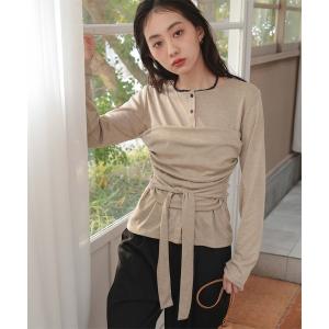 tシャツ ビスチェレイヤードライクトップス レディース