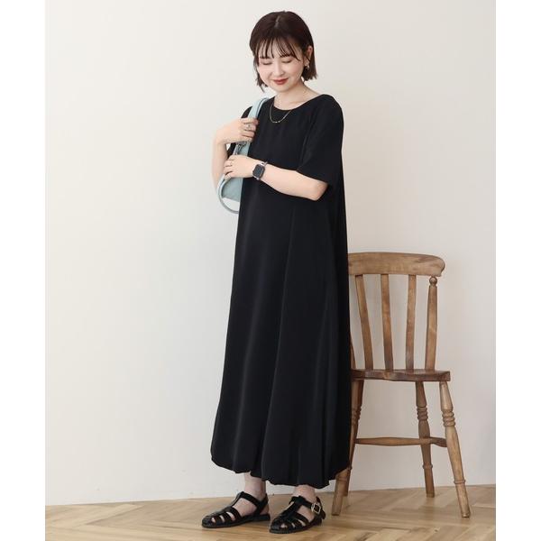 ワンピース 「イージーケア」バルーンワンピース