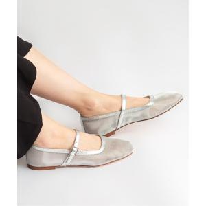 パンプス 「FABIO RUSCONI/ファビオルスコーニ」メッシュストラップパンプス