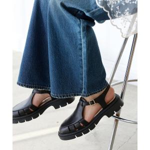 サンダル 「CORSO ROMA 9 / コルソローマノーヴェ」プラットフォームグルカサンダル レディース